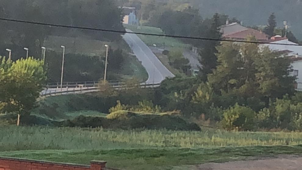 Nous treballs geotècnics al Pont d'entrada al municipi per la C-154